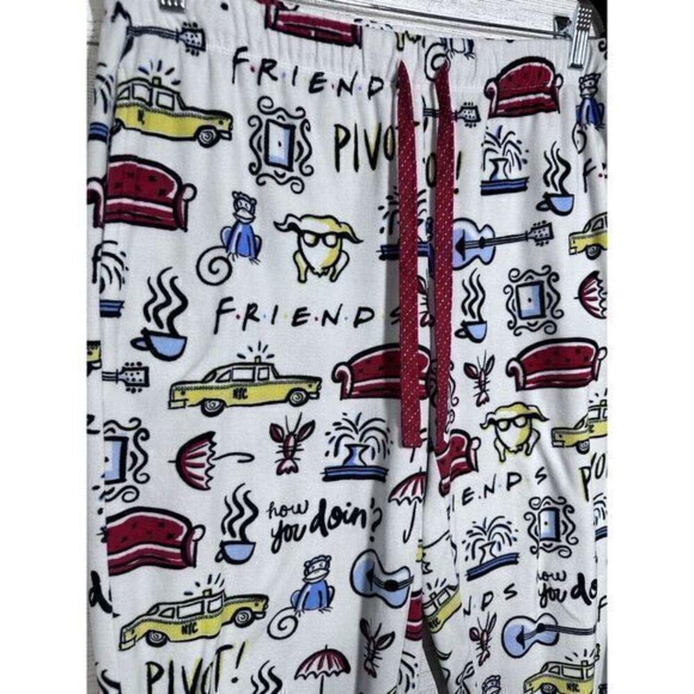 F.R.I.E.N.D.S Television Series Soft Sleep Pajama Pants Joggers Sleepwear Medium - Picture 3 of 7